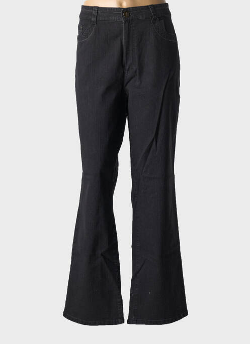 Jeans coupe droite noir ANNA MONTANA pour femme