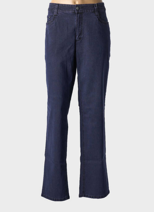 Jeans coupe droite violet ANNA MONTANA pour femme