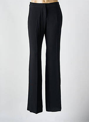 Pantalon droit tissage crêpe taille normale noir PENNYBLACK femme