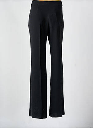 Pantalon droit fermeture zippée sous rabat boutonné taille normale noir PENNYBLACK femme
