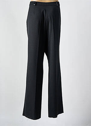 Pantalon droit stretch taille normale noir CAROLINE ROHMER femme