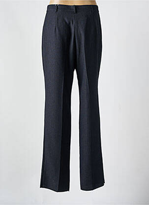 Pantalon droit tissage crêpe taille normale bleu CAROLINE ROHMER femme