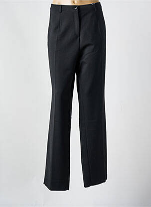 Pantalon droit stretch taille normale noir CAROLINE ROHMER femme