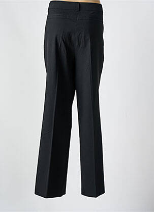 Pantalon droit stretch taille normale noir ANNA MONTANA femme