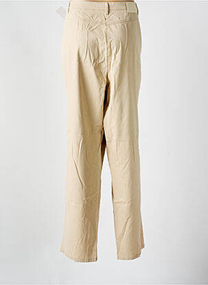 Pantalon droit stretch taille normale beige GARDEUR femme