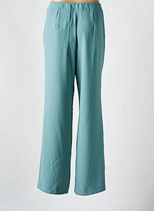 Pantalon droit tissage crêpe taille normale bleu VERA MONT femme