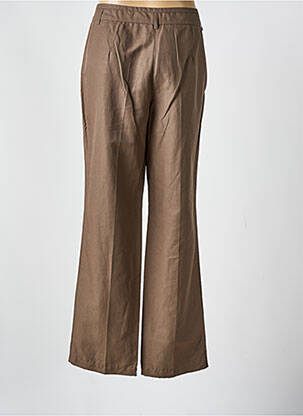 Pantalon droit tissage popeline taille normale marron GERRY WEBER femme