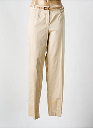 Pantalon droit stretch taille normale beige BETTY BARCLAY femme
