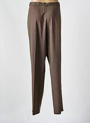 Pantalon droit stretch taille normale marron SAINT HILAIRE femme