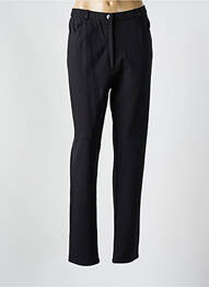 Pantalon slim taille élastique taille normale noir GEVANA femme
