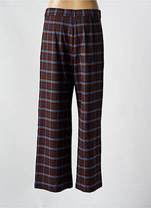 Pantalon droit stretch taille normale marron SURKANA femme