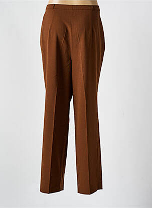 Pantalon droit stretch taille normale marron BASLER femme
