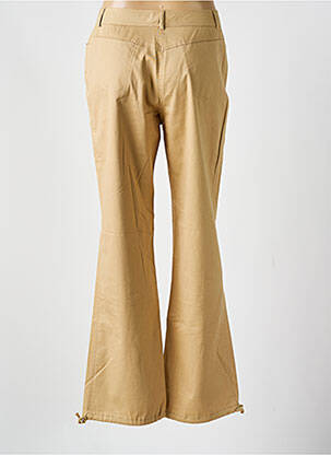 Pantalon flare stretch taille normale beige MINA.B femme