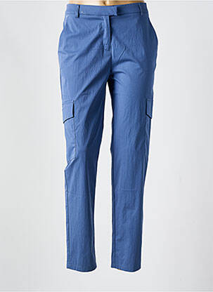 Pantalon chino tissage popeline taille normale bleu COP COPINE femme