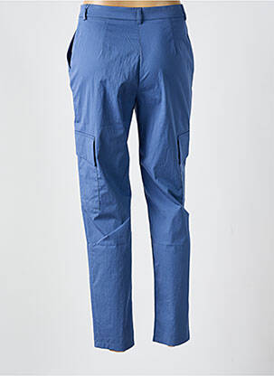 Pantalon chino tissage popeline taille normale bleu COP COPINE femme