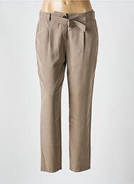 Pantalon slim tissage popeline taille normale marron GERRY WEBER femme
