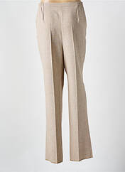 Pantalon droit beige GEVANA pour femme seconde vue