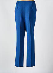 Pantalon droit bleu GEVANA pour femme seconde vue