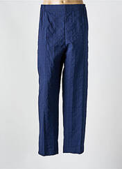 Pantalon droit bleu GEVANA pour femme seconde vue