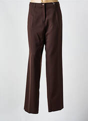 Pantalon droit marron CAROLINE ROHMER pour femme seconde vue
