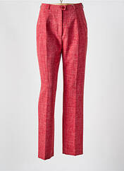 Pantalon droit rouge SYM pour femme seconde vue