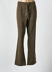 Pantalon flare marron BLEU DE SYM pour femme seconde vue
