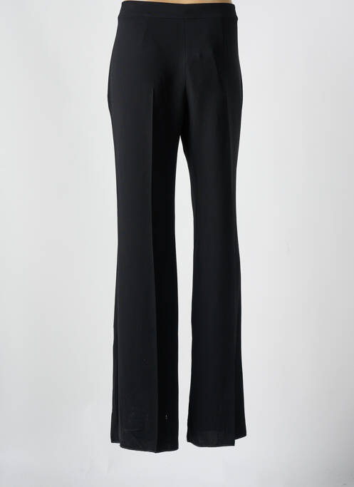 Pantalon droit fermeture zippée sous rabat boutonné taille normale noir PENNYBLACK femme