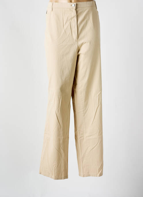 Pantalon droit beige GARDEUR pour femme
