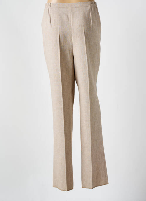 Pantalon droit beige GEVANA pour femme