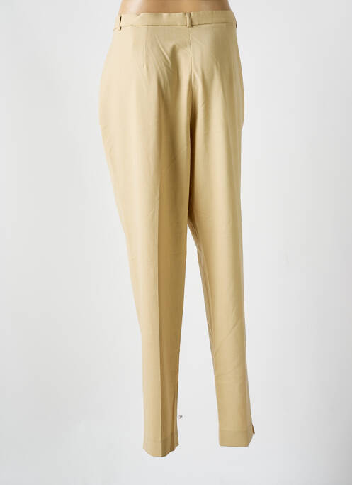 Pantalon droit beige SAINT HILAIRE pour femme