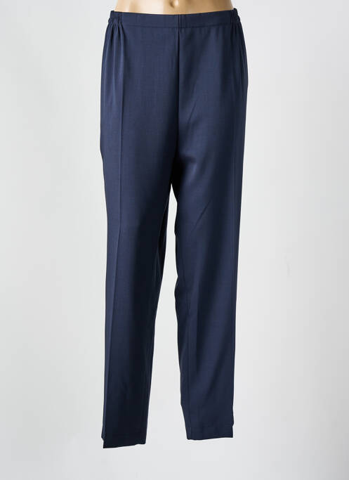Pantalon droit bleu GEVANA pour femme