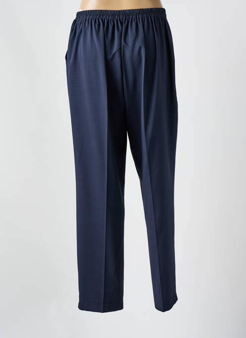 Pantalon droit bleu GEVANA pour femme