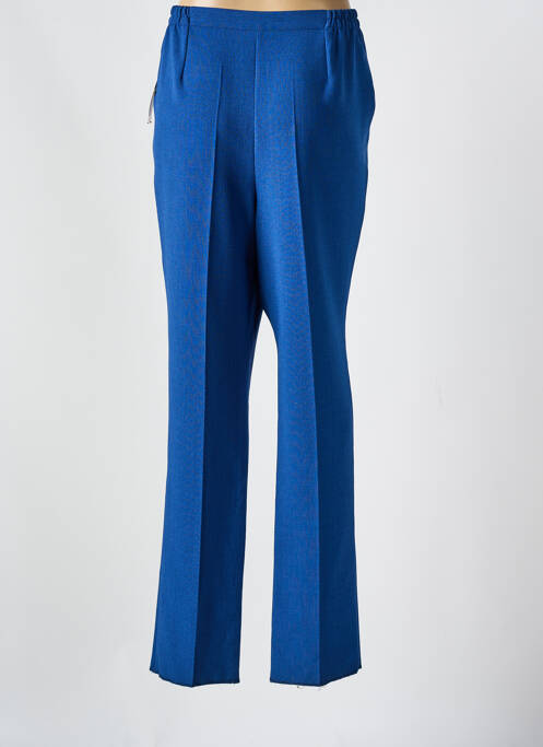 Pantalon droit bleu GEVANA pour femme