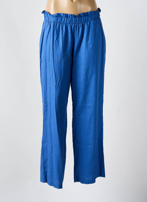 Pantalon droit bleu MUS & BOMBON pour femme