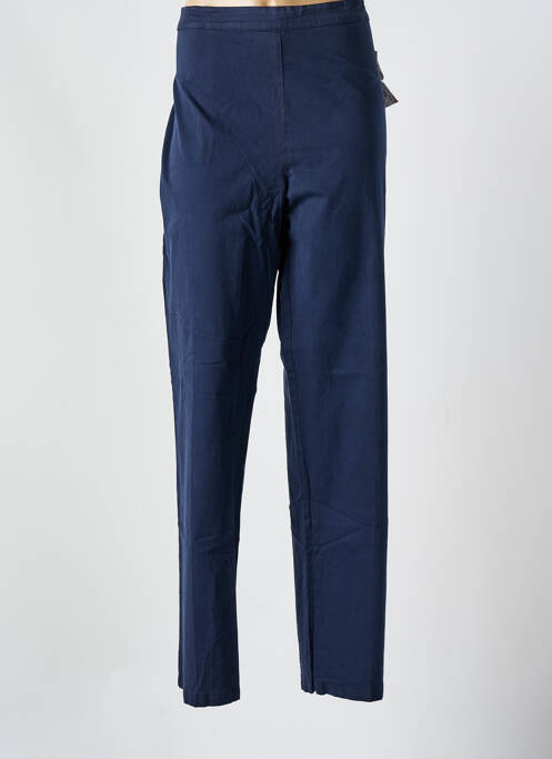 Pantalon droit bleu PERSONA pour femme