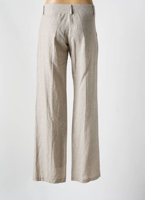 Pantalon droit gris LA FEE MARABOUTEE pour femme