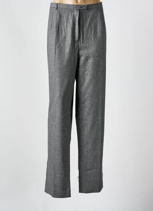 Pantalon droit gris SAINT HILAIRE pour femme