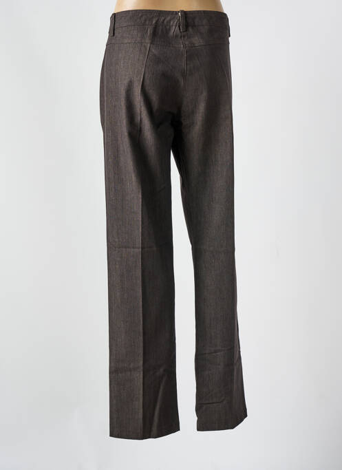 Pantalon droit marron ANDAMIO pour femme
