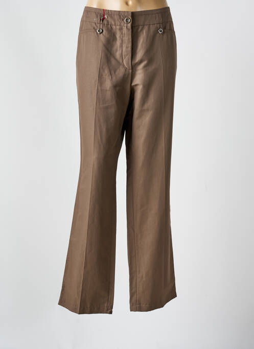 Pantalon droit marron GERRY WEBER pour femme