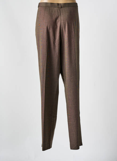 Pantalon droit marron SAINT HILAIRE pour femme