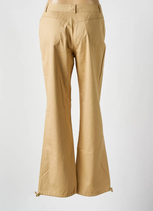 Pantalon flare beige MINA.B pour femme