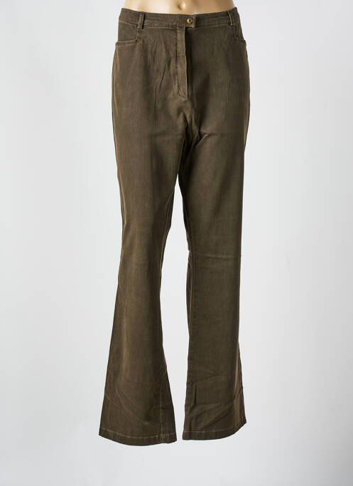 Pantalon flare marron BLEU DE SYM pour femme