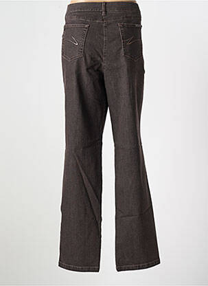 Jeans coupe slim stretch taille normale marron ZAFFIRI femme