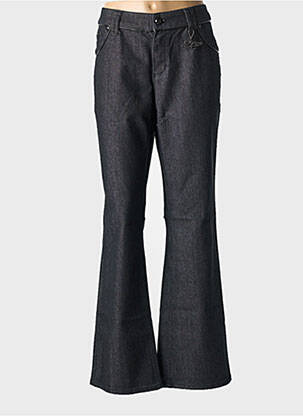 Jeans bootcut taille normale taille normale noir ANNA MONTANA femme