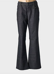 Jeans bootcut taille normale taille normale noir ANNA MONTANA femme