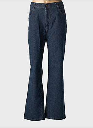 Jeans coupe droite stretch taille normale bleu ANNA MONTANA femme