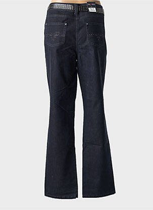 Jeans coupe slim tissage brut taille normale bleu ANNA MONTANA femme