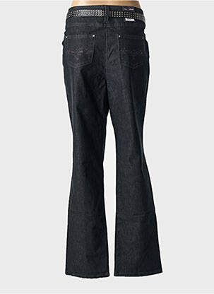 Jeans coupe slim stretch taille normale noir ANNA MONTANA femme
