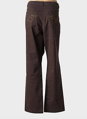 Jeans coupe droite stretch taille normale marron BETTY BARCLAY femme