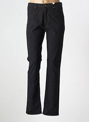 Jeans coupe droite stretch taille normale noir KANOPE femme